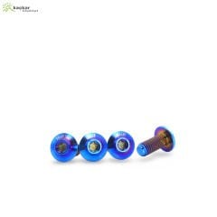 FramesAndGear Titanium Bolt M5*14 Matara Kafesi Vidası Blue