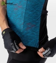 ALE Comfort Unisex Yazlık Parmaksız Eldiven Siyah / Beyaz