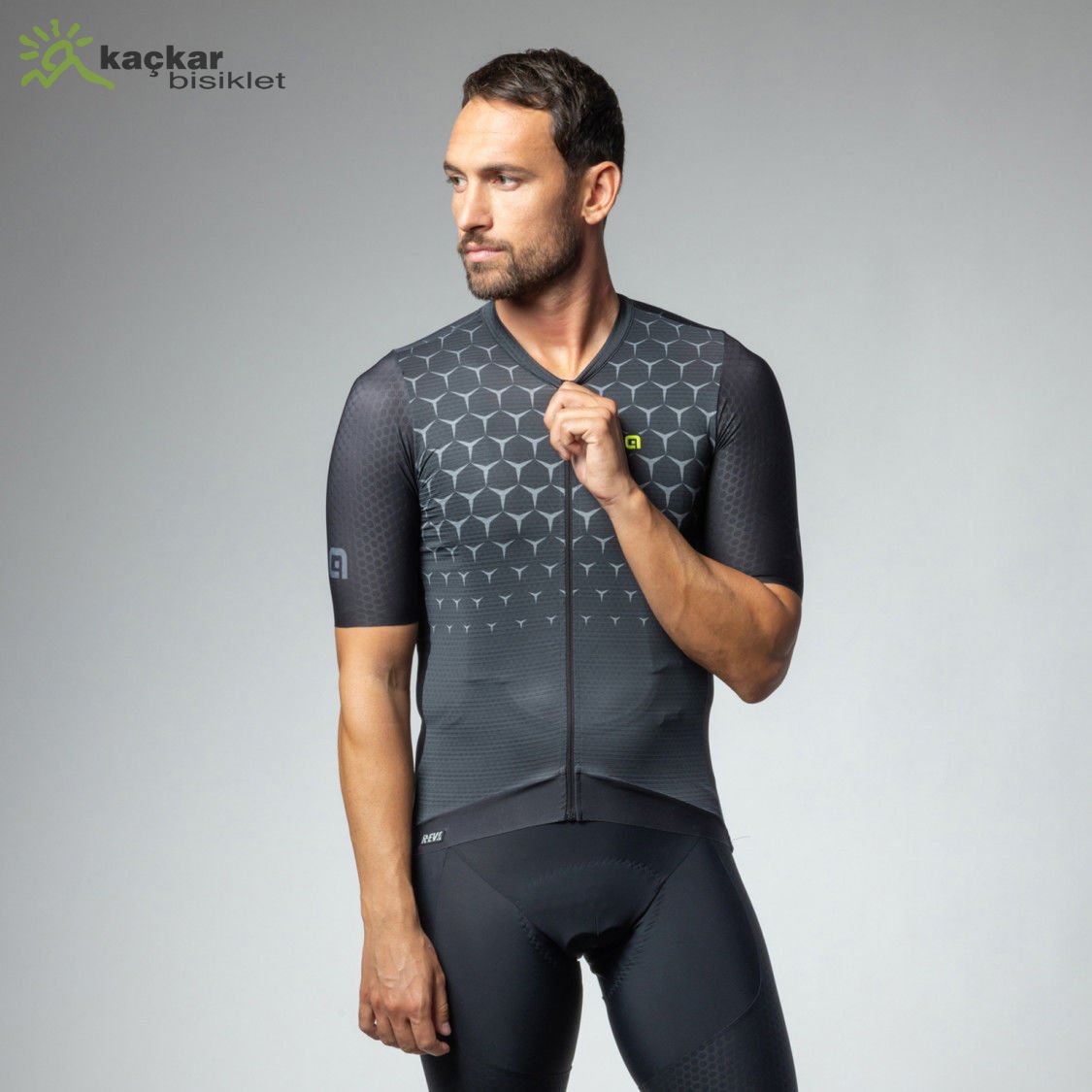 ALE R-EV1  QUİCK YAZLIK KISA KOL JERSEY SİYAH