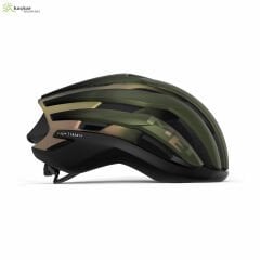 MET Helmets Trenta Mips Road Kask Olive Iridescent / Matt