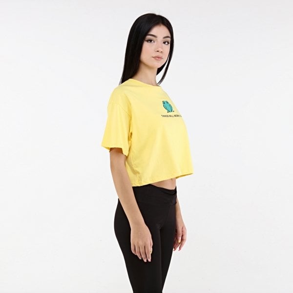 FROG CROP TSHIRT in YELLOW