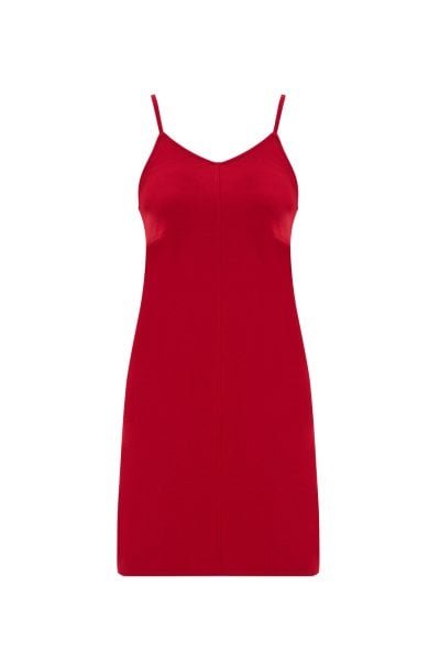 FOU DRESS in RED