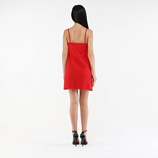 FOU DRESS in RED