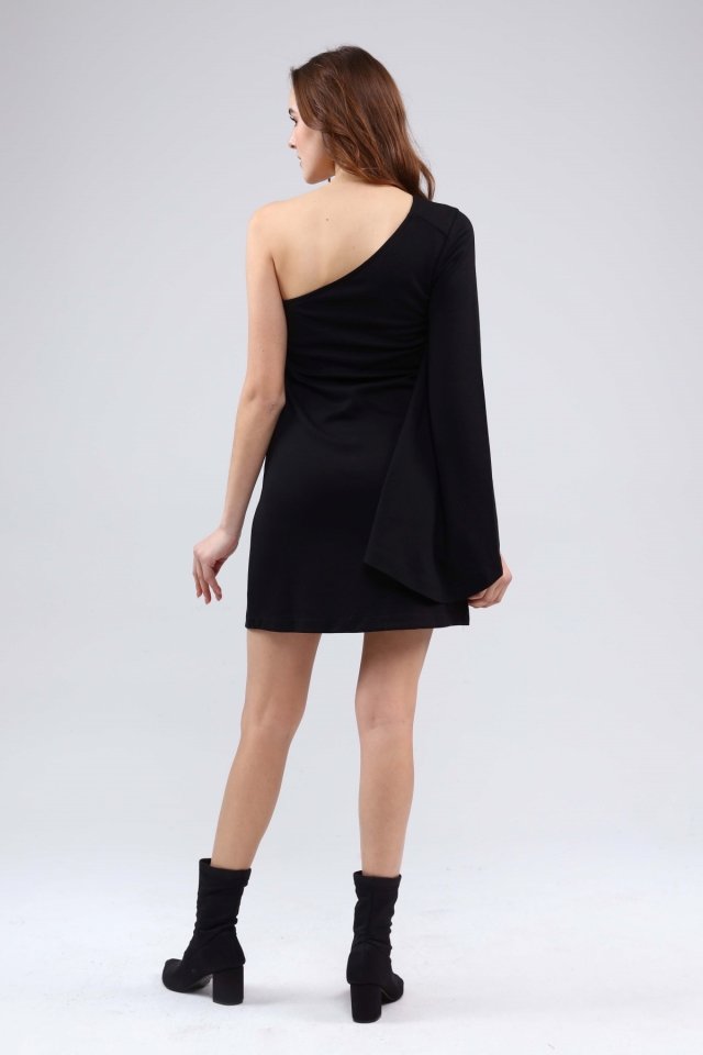 LEANA DRESS in BLACK