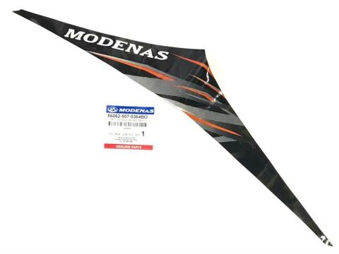 MODENAS GT135 İÇ DİZLİK ETİKETİ TURUNCU SAĞ ORJİNAL