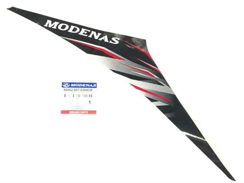 MODENAS GT135 İÇ DİZLİK ETİKETİ KIRMIZI SAĞ ORJİNAL