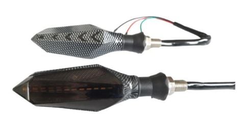 SİNYAL LED KAYAN SİYAH (PARKLI) 2 Lİ SET