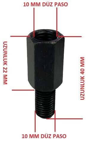 AYNA UZATMA 10 -10 MM DÜZ PASO