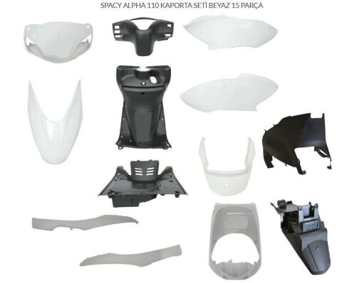 HONDA ALPHA KAPORTA SETİ BEYAZ KOMPLE
