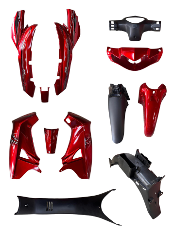 MONDİAL SFC KAPORTA SETİ 12 PARÇA KIRMIZI İTHAL