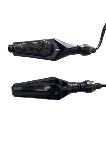 LED SİNYAL YILDIRIM KAYAR LEDLİ ÖN ARKA IŞIKLI (SARI)