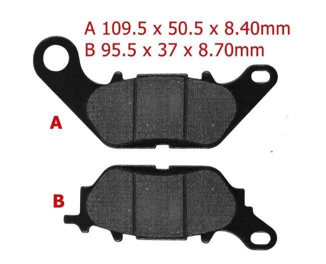 TVS JUPİTER 125 ÖN FREN BALATASI İTHAL