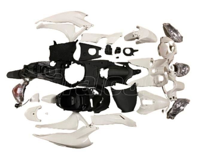 HONDA DİO KAPORTA SETİ BEYAZ AYDINLATMA GRUBU DAHİL (28 PARÇA FULL SET)