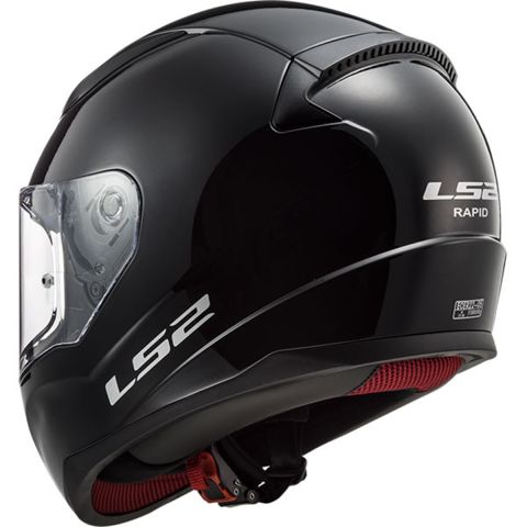 LS2 RAPID FF353 PARLAK SİYAH KASK