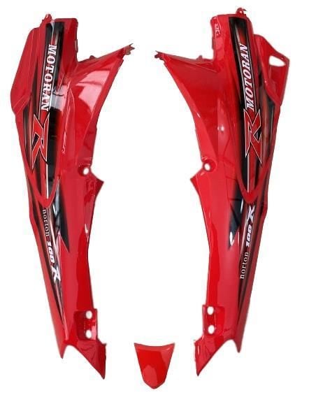 MOTORAN TORRO (NORTON 100 R) SAĞ SOL SELE ALTI STOP ÜSTÜ TAKIM KIRMIZI