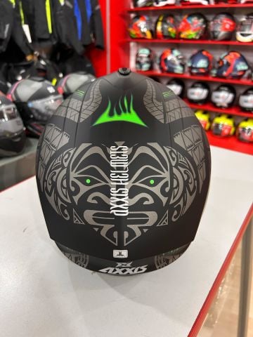 AXXIS DRAKEN S MAORI DEVIL B6 MATT GREEN XL