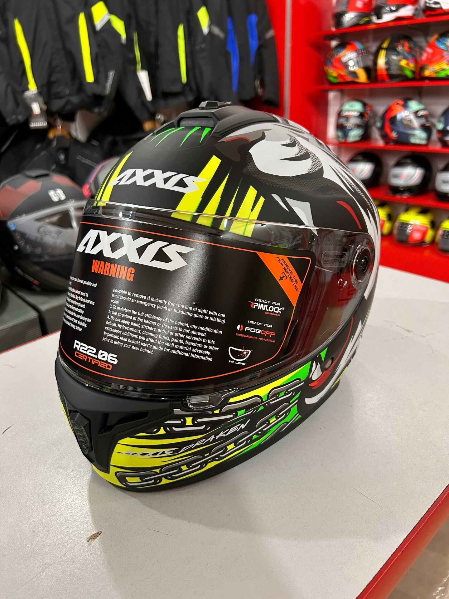 AXXIS DRAKEN S ROAR B3 MATT FLUOR YELLOW M