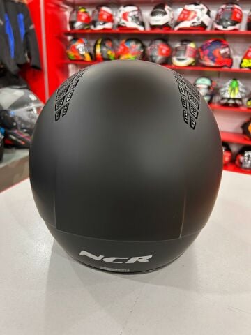 NCR AİR YARIM KASK MAT SİYAH (ECE BELGELİ) XL BEDEN
