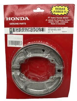 HONDA ARKA FREN BALATASI SPACY110 FİZY 125 CBF150 PCX ACE CB125-E - ORJİNAL