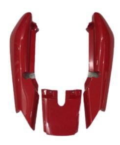 YAMAHA YBR 2004-2009 SAĞ SOL SELE ALTI ARKA STOP ÜSTÜ TAKIM KIRMIZI İTHAL