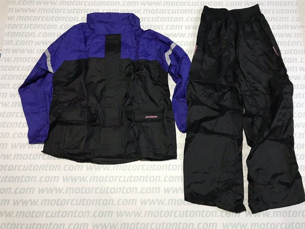 SPADA MAVİ SİYAH ALT ÜST TAKIM YAĞMURLUK XXL