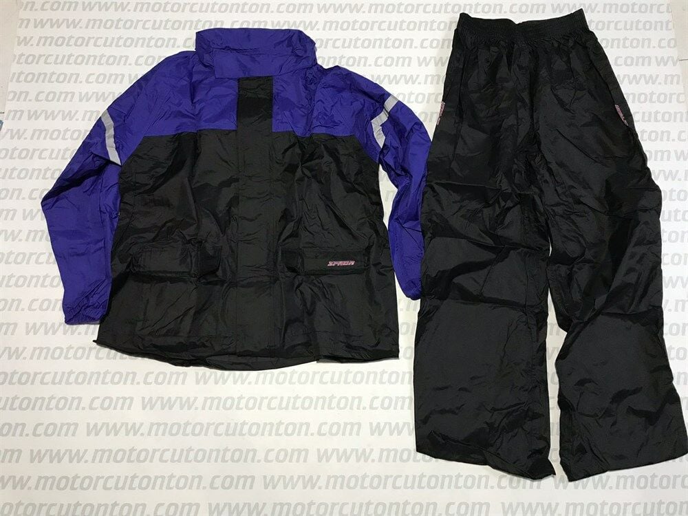 SPADA MAVİ SİYAH ALT ÜST TAKIM YAĞMURLUK XXL