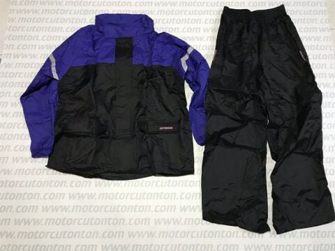 SPADA MAVİ SİYAH ALT ÜST TAKIM YAĞMURLUK XXL