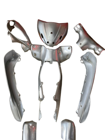 MONDİAL FT110 KOMPLE KAPORTA SETİ GRİ 19 PARÇA İTHAL