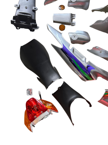 MONDİAL FT110 KOMPLE KAPORTA SETİ GRİ 19 PARÇA İTHAL