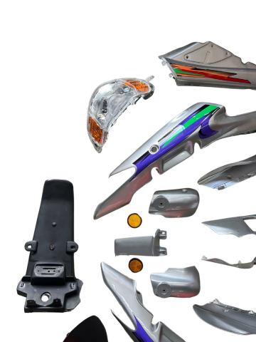 MONDİAL FT110 KOMPLE KAPORTA SETİ GRİ 19 PARÇA İTHAL