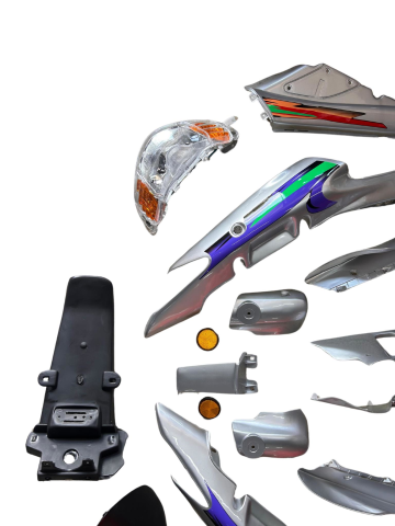 MONDİAL FT110 KOMPLE KAPORTA SETİ GRİ 19 PARÇA İTHAL