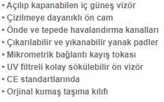 COX SR-G YARIM KASK SİYAH GÜNEŞ VİZÖRLÜ