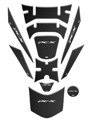 HONDA PCX 2018 - 2020 UYUMLU TANK PAD SET 011