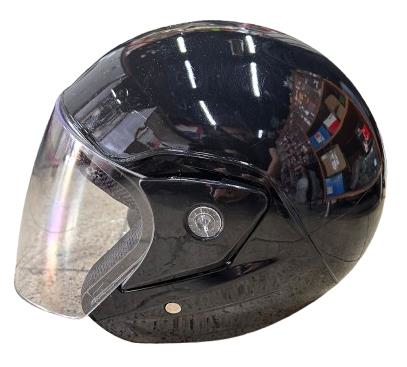 YARIM KASK PARLAK SİYAH STANDART BEDEN