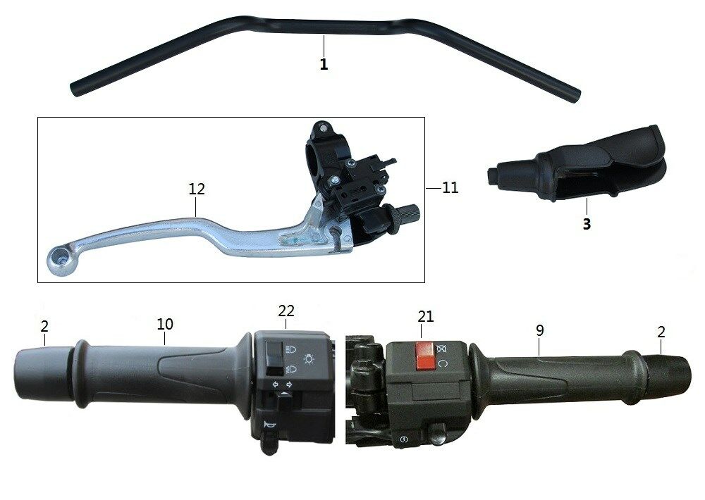 BAJAJ AVENGER STREET 150 STOPLAMA  2 NUMARALI PARÇA