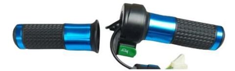 E-BİKE GAZ KOLU MAVİ VİTESLİ BASMALI 5 KABLOLU