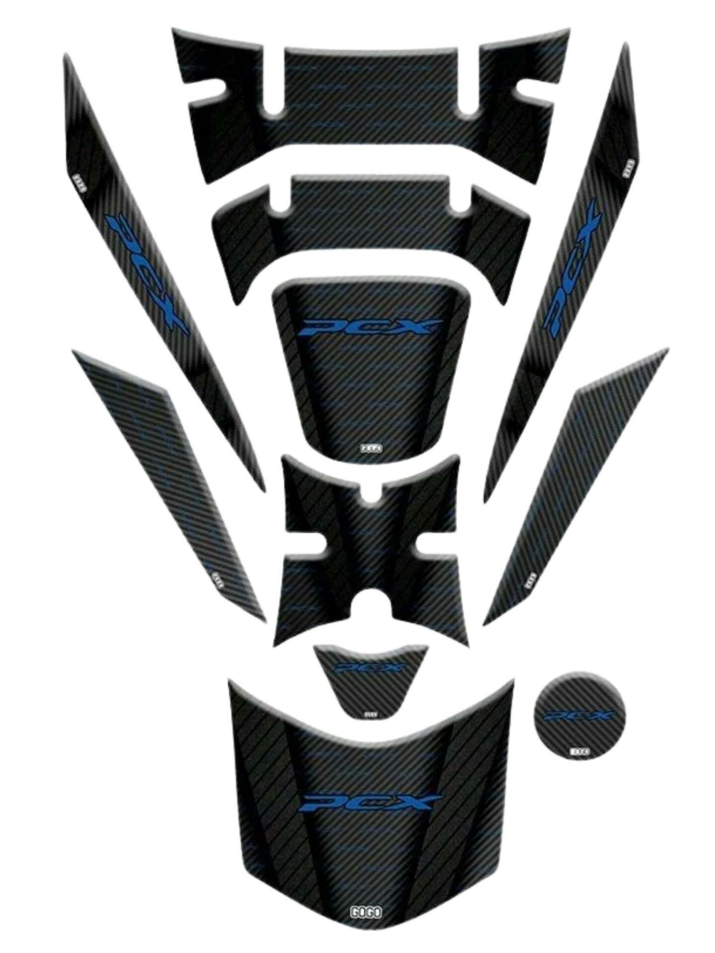 HONDA PCX125 2018-2020 UYUMLU TANK PAD SET 008