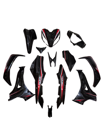 KUBA CUP100 EGE KAPORTA SETİ SİYAH 13 PARÇA