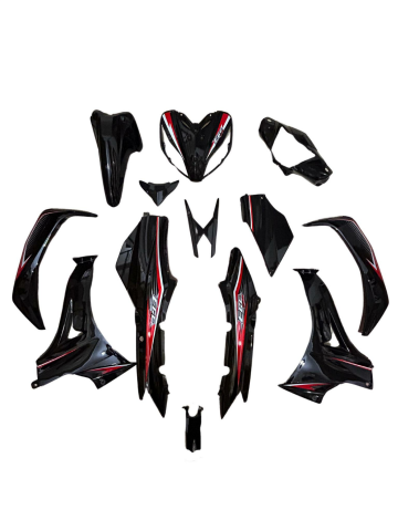 KUBA CUP100 EGE KAPORTA SETİ SİYAH 13 PARÇA