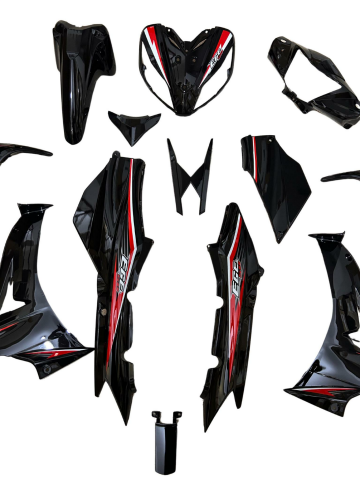 KUBA CUP100 EGE KAPORTA SETİ SİYAH 13 PARÇA