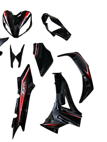 KUBA CUP100 EGE KAPORTA SETİ SİYAH 13 PARÇA