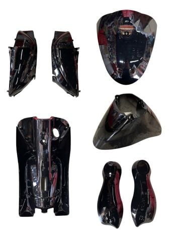 YUKİ DÜNYA SİYAH KAPORTA SETİ KOMPLE 9 PARÇA