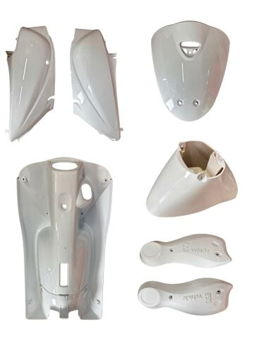 YUKİ DÜNYA BEYAZ KAPORTA  SETİ KOMPLE 9 PARÇA