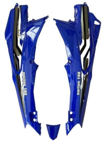 MOTORAN TORRO (NORTON 100) SAĞ SOL SELE ALTI STOP ÜSTÜ TAKIM MAVİ