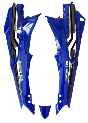MOTORAN TORRO (NORTON 100) SAĞ SOL SELE ALTI STOP ÜSTÜ TAKIM MAVİ
