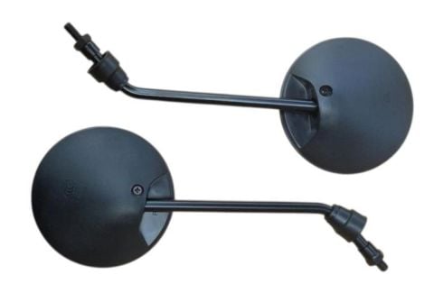 E-BİKE DÜNYA 8 MM SAĞ SOL AYNA TAKIMI SİYAH RENK