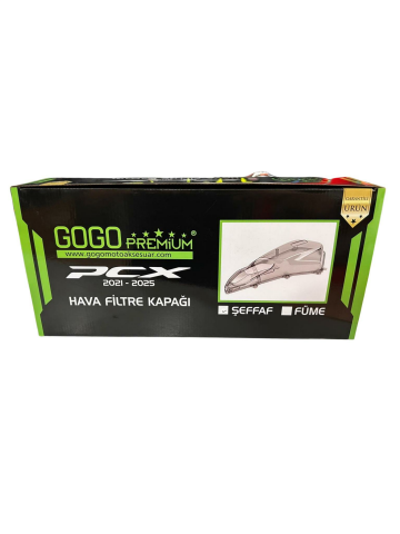HONDA PCX125 2021-2025 UYUMLU HAVA FİLTRE KAPAĞI ŞEFFAF