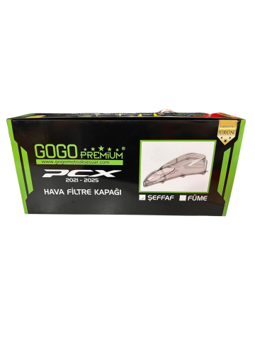 HONDA PCX125 2021-2025 UYUMLU HAVA FİLTRE KAPAĞI ŞEFFAF
