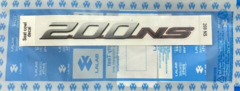 BAJAJ PULSAR NS200 SELE ALTI NS200 YAZILARI KIRMIZI ADET ORJİNAL