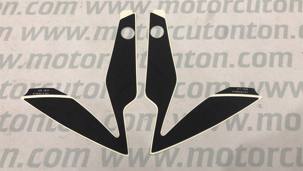 BAJAJ NS200 ÇAMURLUK ETİKETİ TAKIM SİYAH ORJİNAL